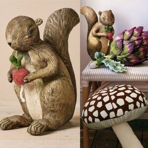 JOHN DERIAN x Target Squirrel Pillow 11” Fall Harvest Autumn NWT Thanksgiving